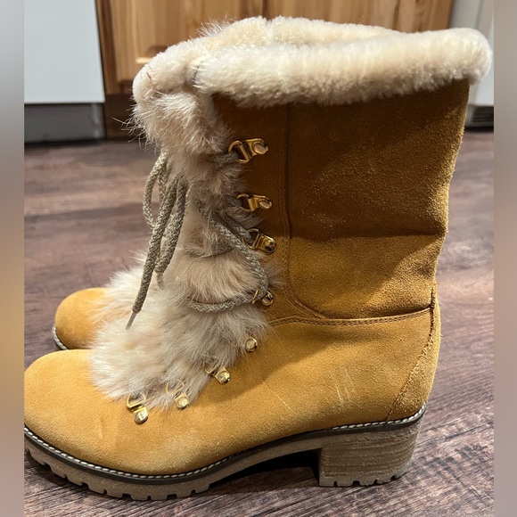 Montelliana Boots - Stella suede and shearling boot - Picture 6 of 6